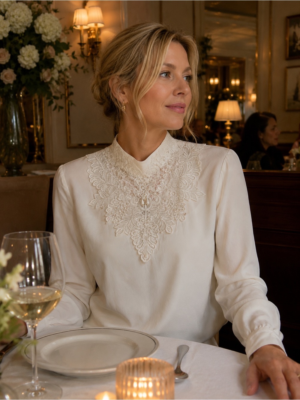 Like New Kathy Che Beaded Blouse